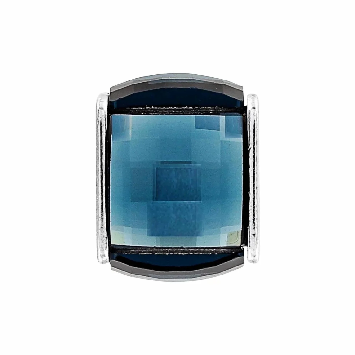 Ice Cube Bead In Blue - Image 2