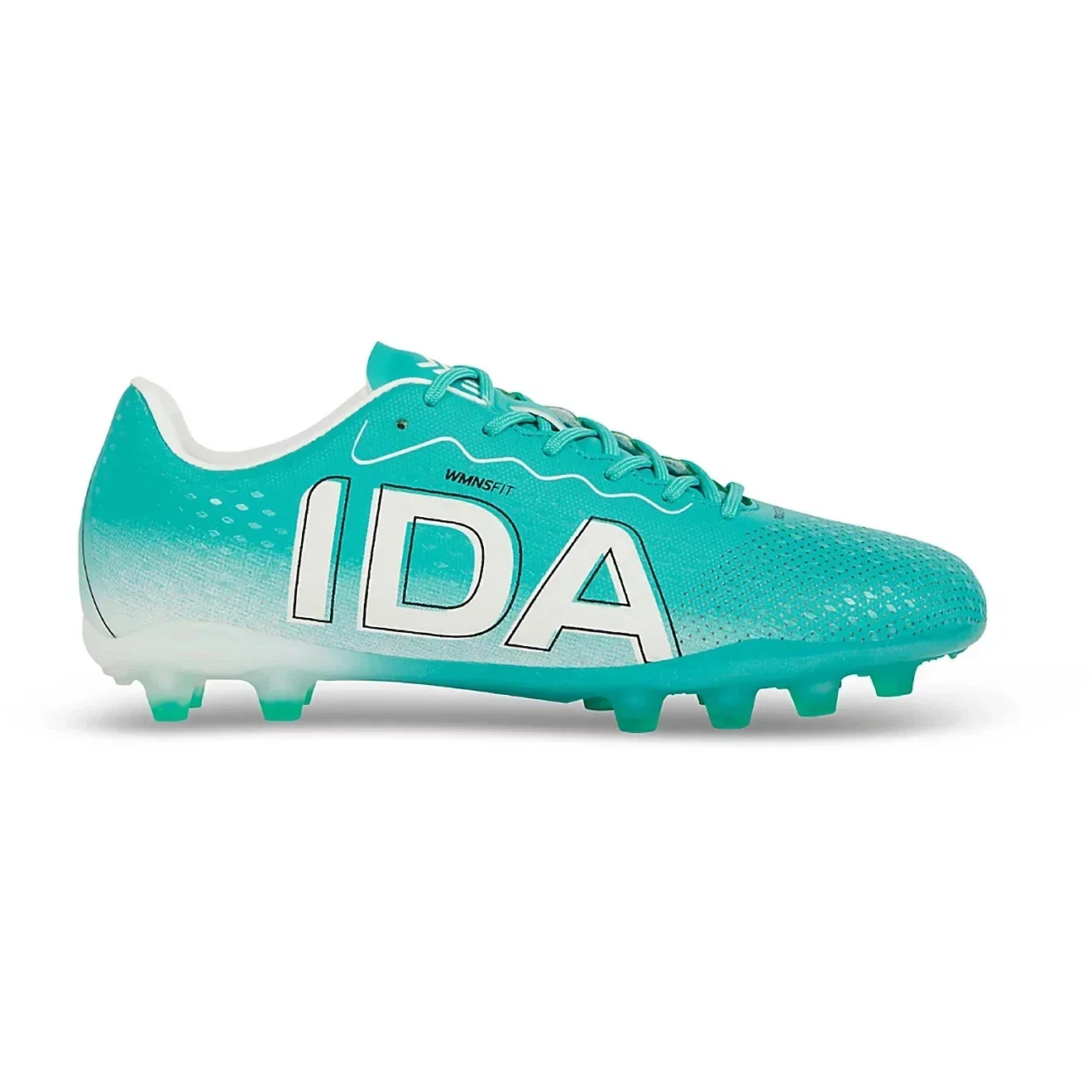 IDA Rise Club Women's Turquoise Aqua Firm & Multi Ground Soccer Cleats NIN1108 - Image 2