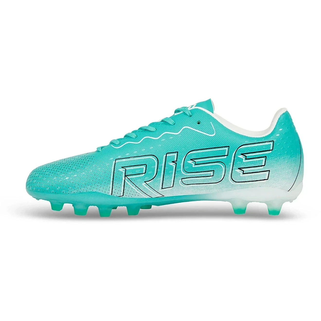IDA Rise Club Women's Turquoise Aqua Firm & Multi Ground Soccer Cleats NIN1108 - Image 3