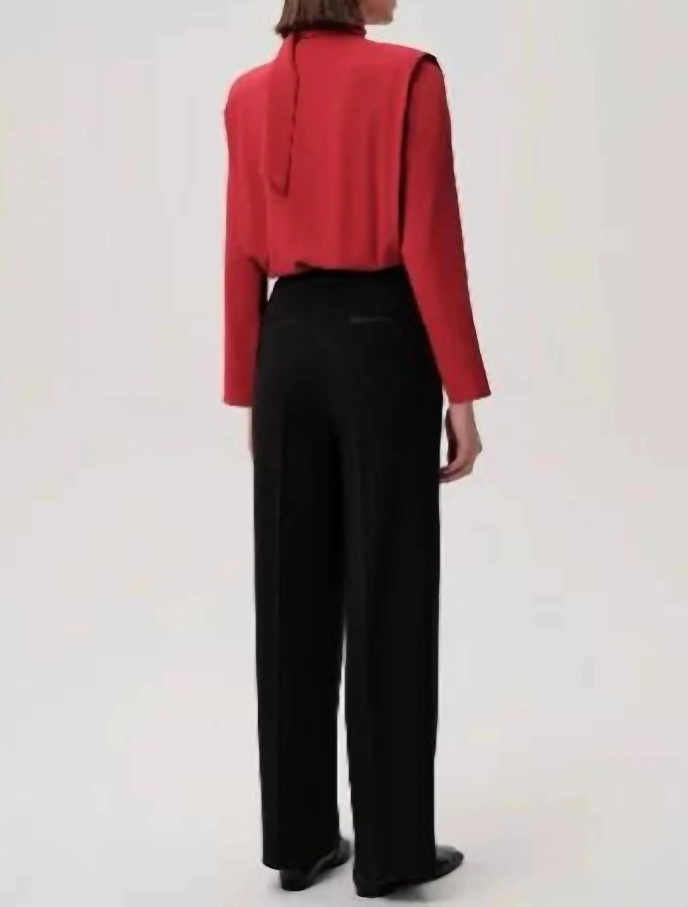 Ida Straight Leg Pants In Black - Image 2