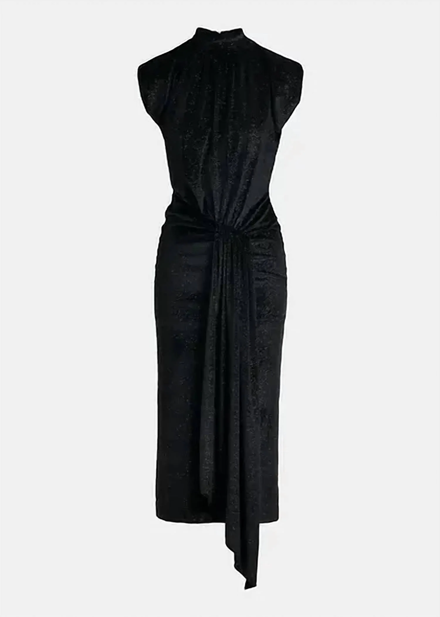 Inche Stretch Midi Dress In Black - Image 2
