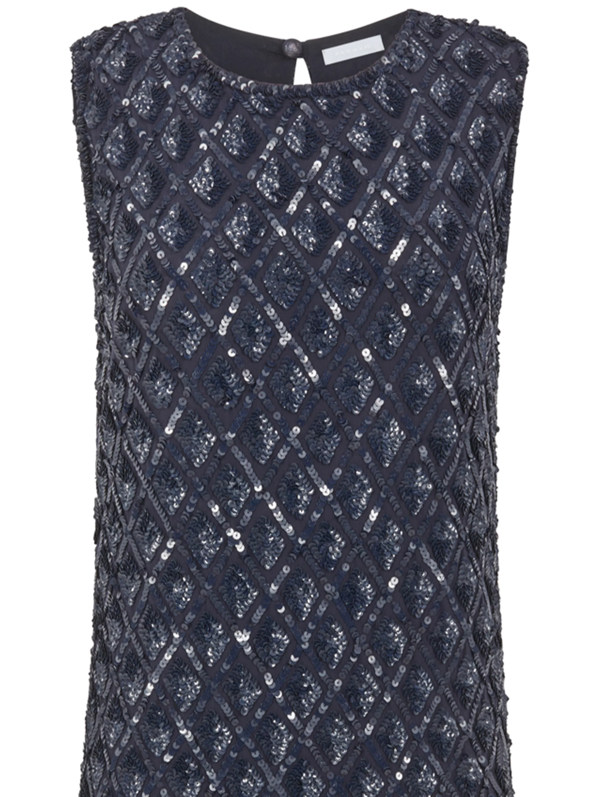 Intricate Embroidery Round Neck Polyamide Mini Dress - Image 2