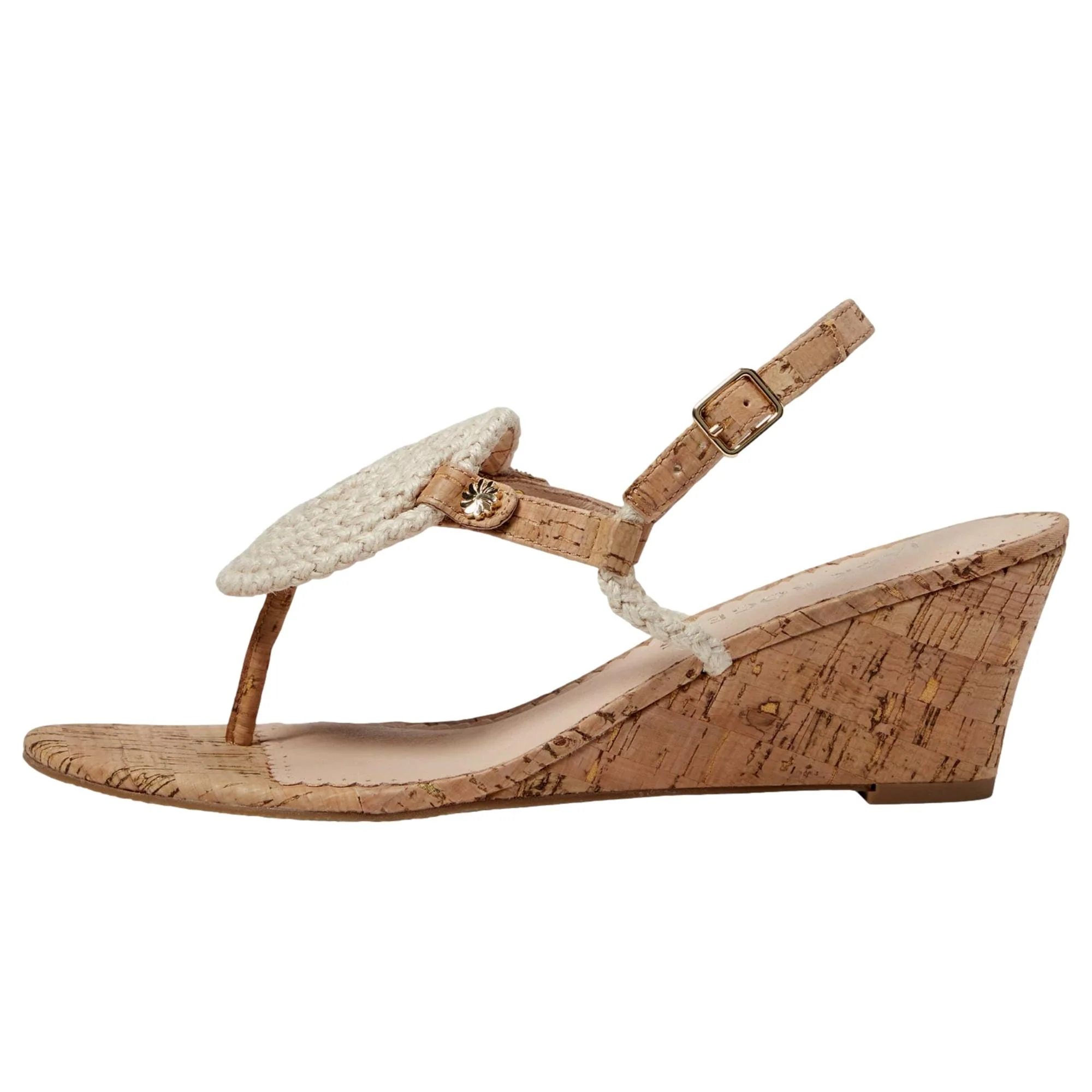 Jack Rogers Reef Wedge Cork / Natural Jute Rope  113231WG01-NAT Women's