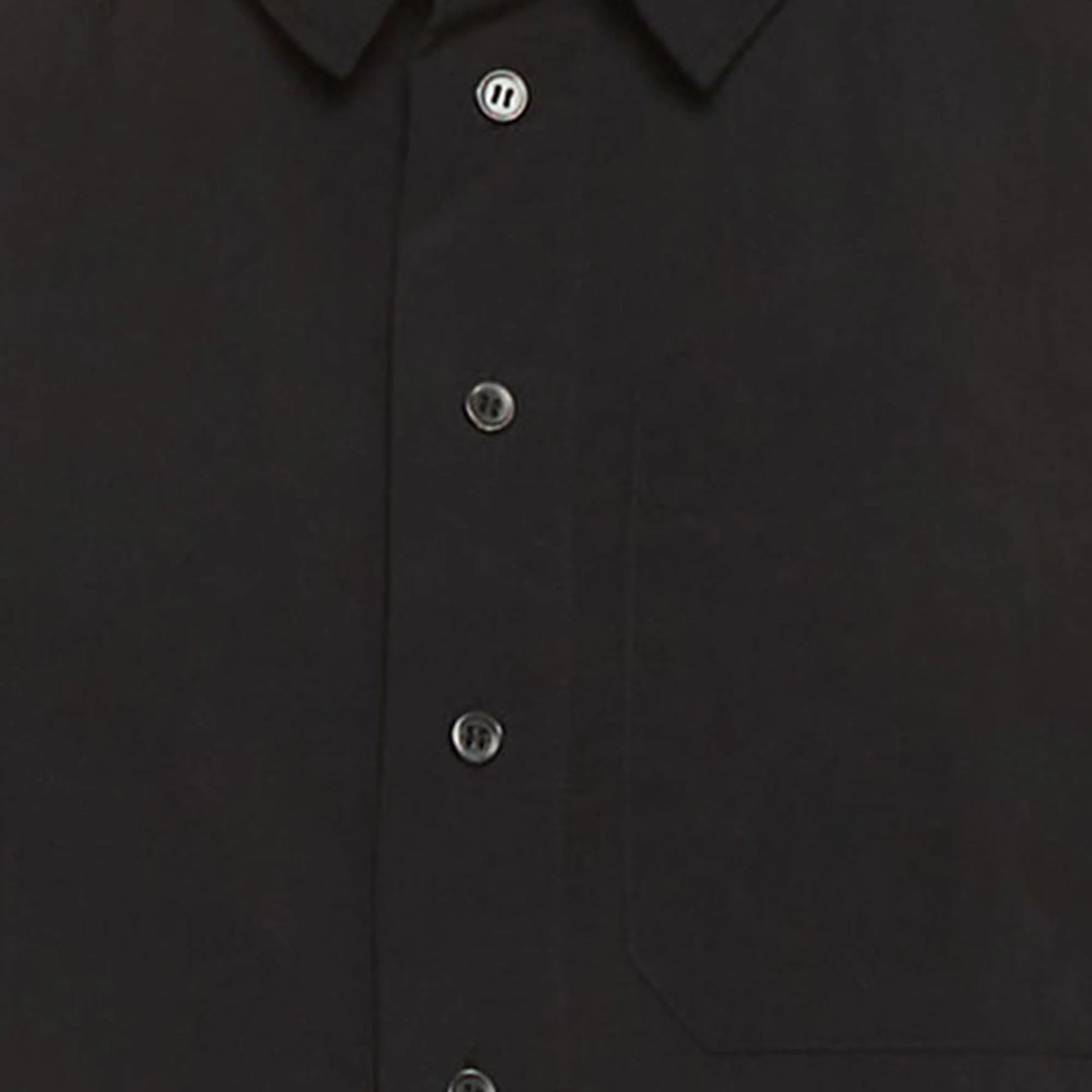 Jacquemus Black Crepe Twisted Shirt Dress - Image 4