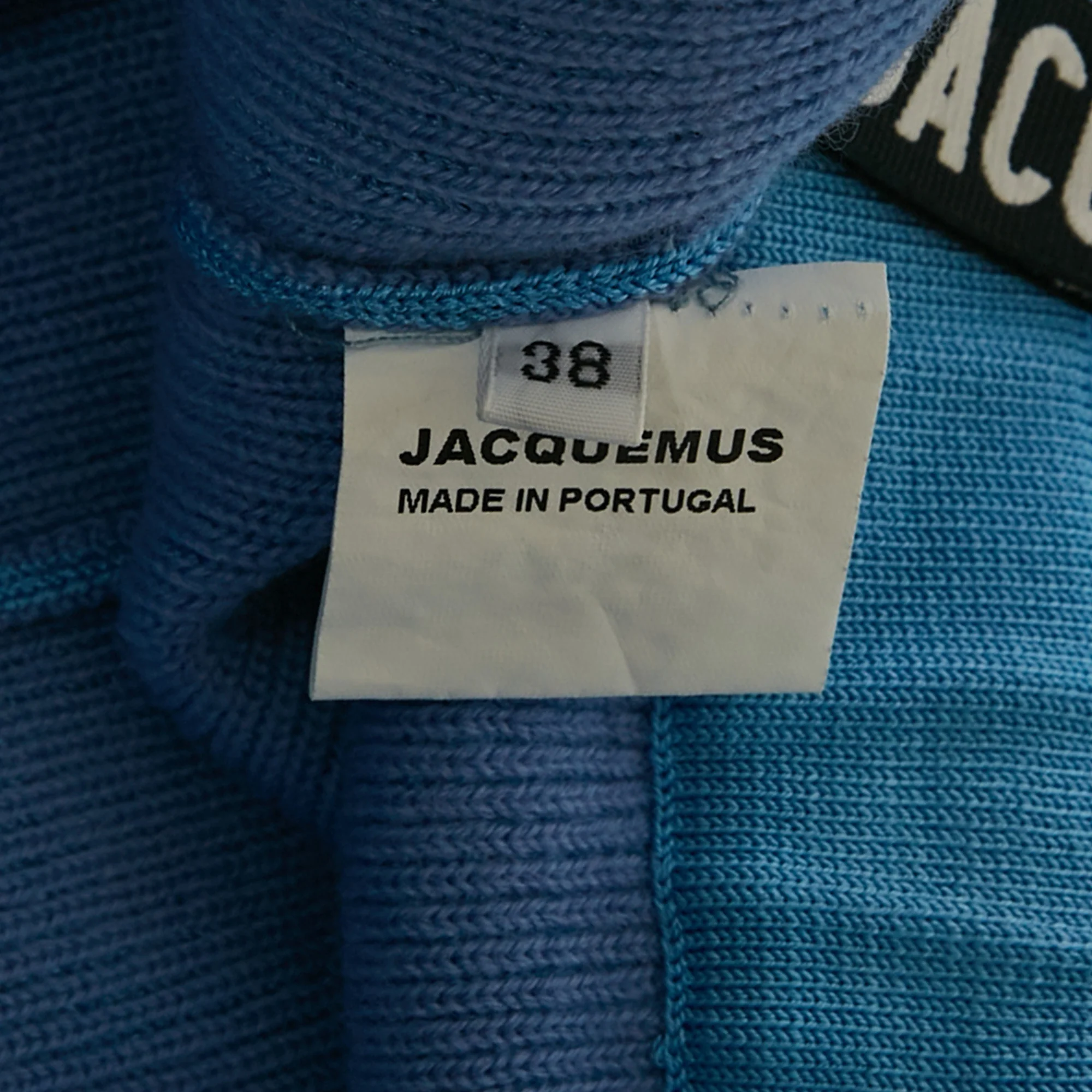 Jacquemus Blue Knit Shorts - Image 5
