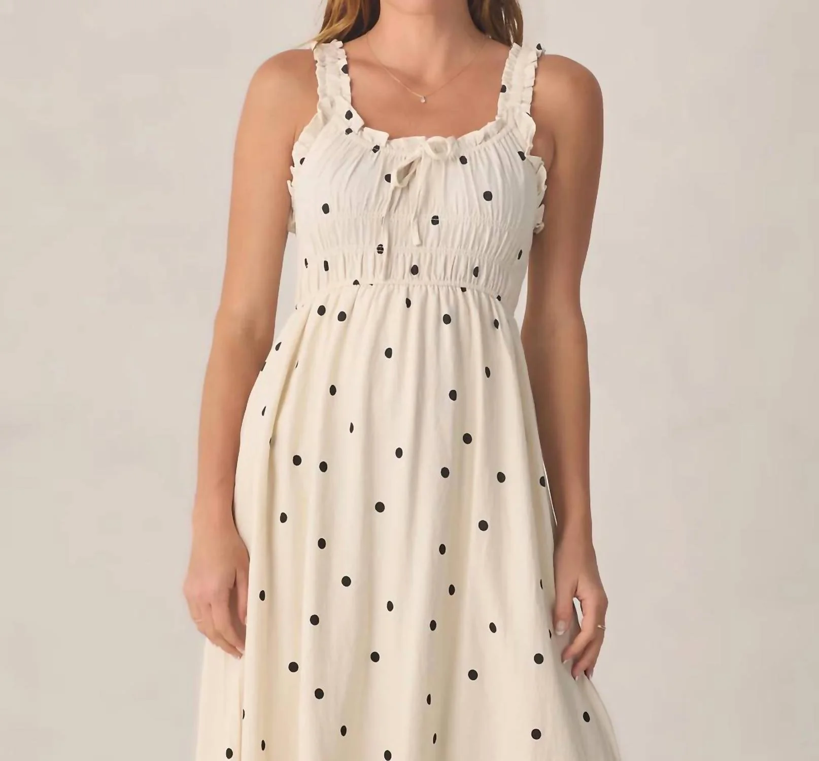 Jane Dress In Polka Dot - Image 4