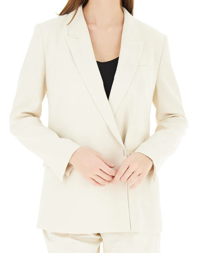 Janka Db3 Peaked Lapels Snap Jacket