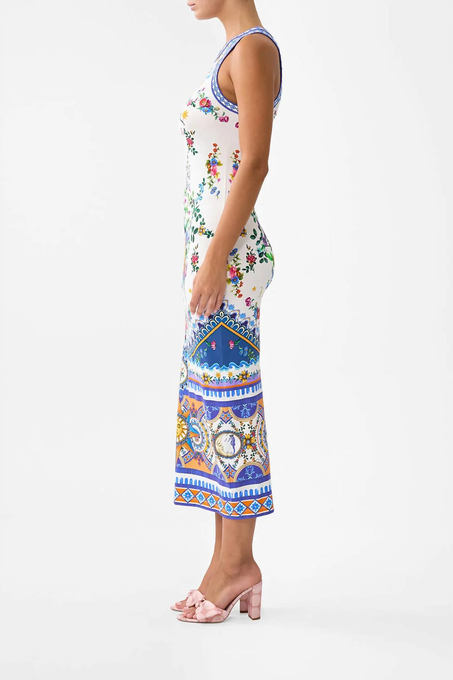 Jersey Tank Dress In Tiles Darls - Image 2