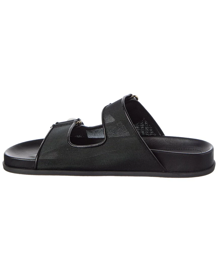 Jimmy Choo Fayence Leather & Mesh Sandal - Image 2
