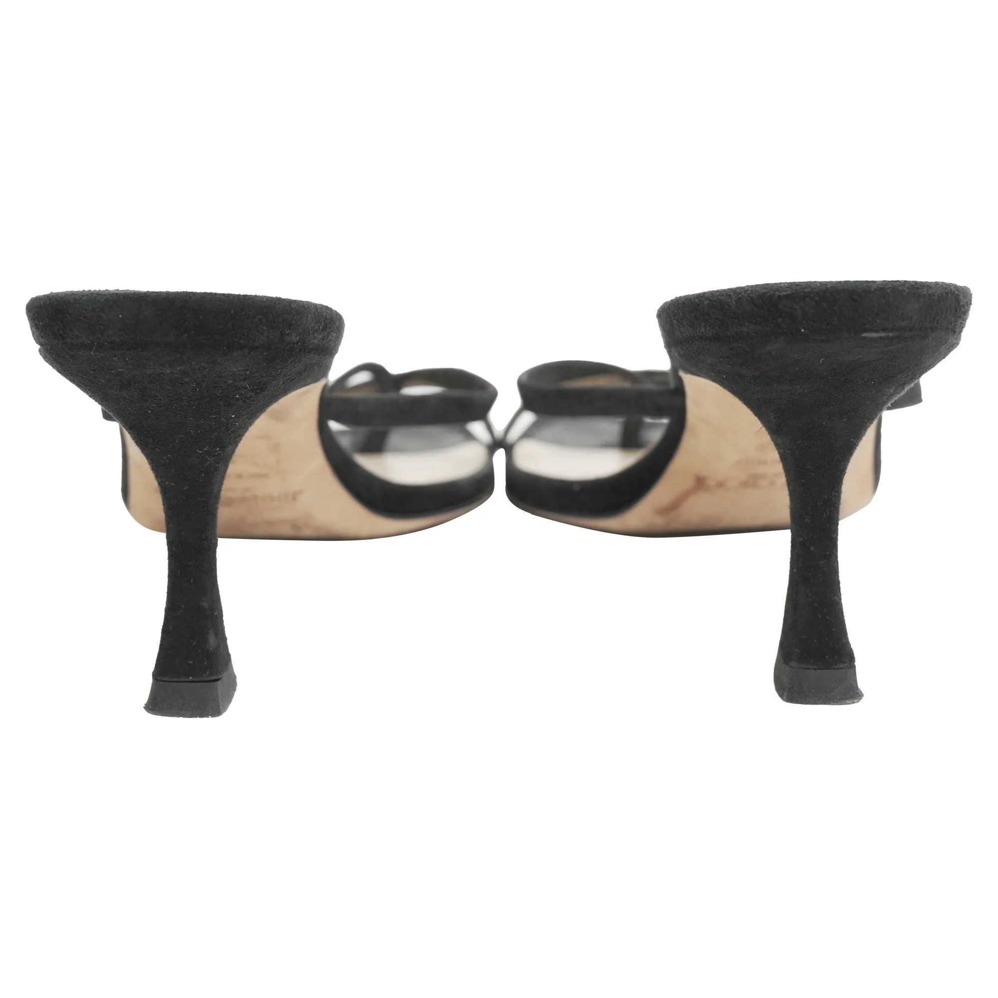 Jimmy Choo Maelie Thong Sandals in Black Suede - Image 3