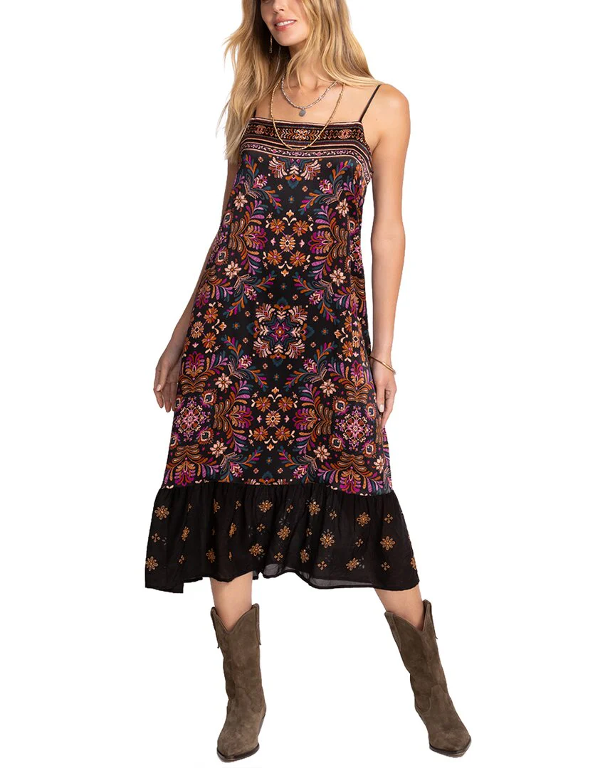 Johnny Was Brandi Silk-Blend Dress