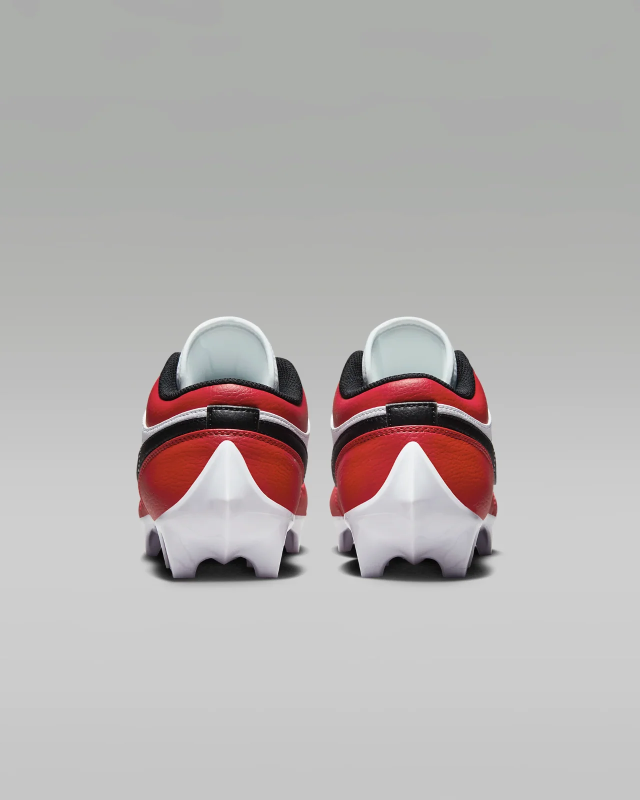 Jordan 1 Low TD FJ6245-106 Boots Men's White Red Athletic Football Cleats FD565 - Image 5