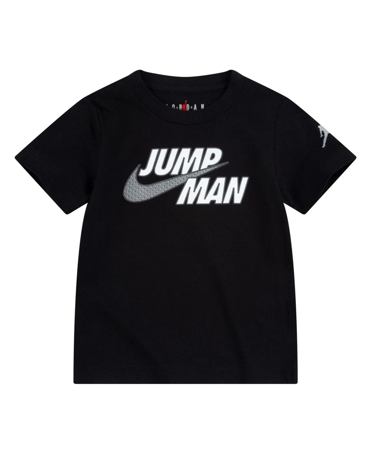 Jordan Jumpman Strong T-Shirt Boy Black Graphic Print 100% Cotton DDR 09 - Image 5