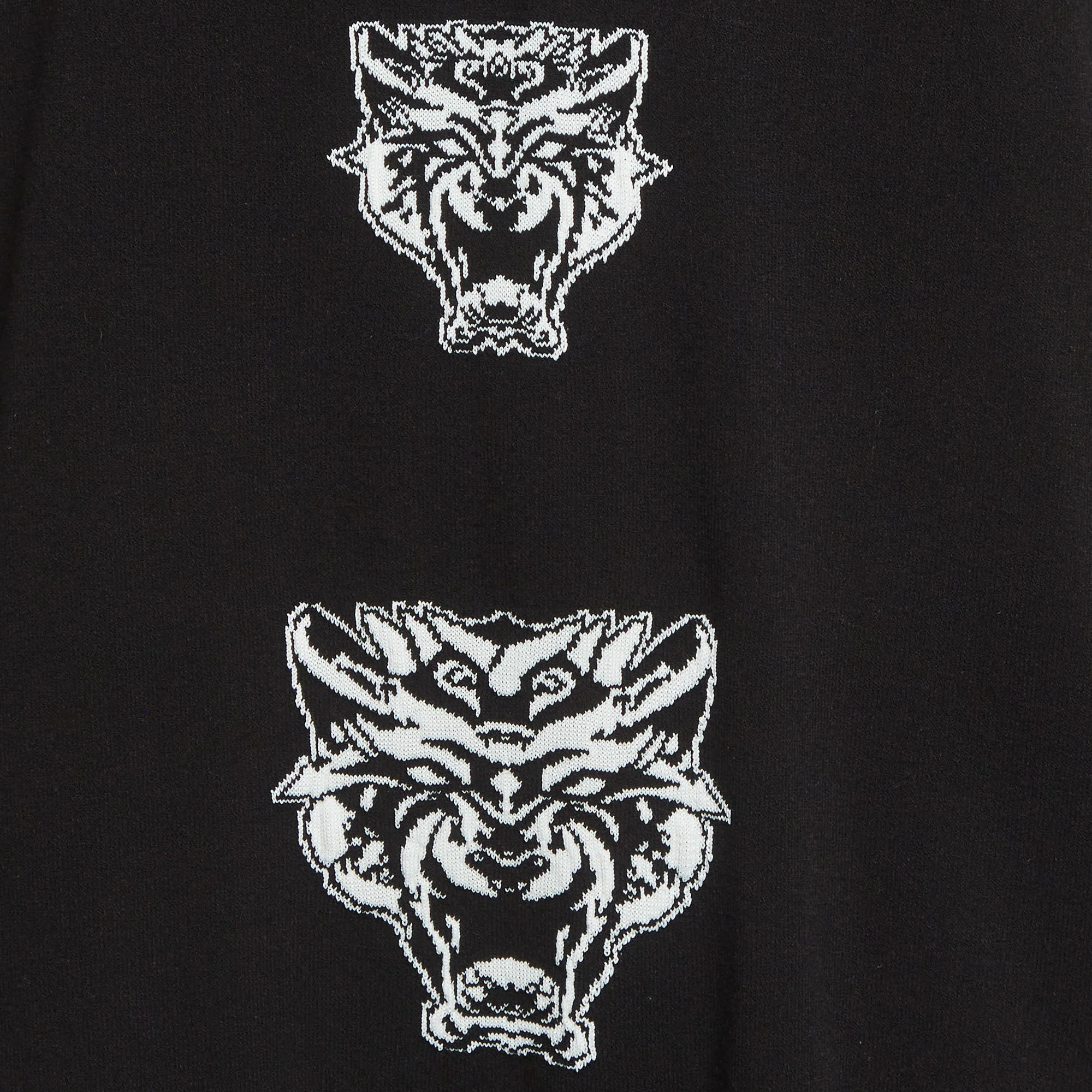Just Cavalli Black Logo Intarsia Knit Sweater Dress - Image 4