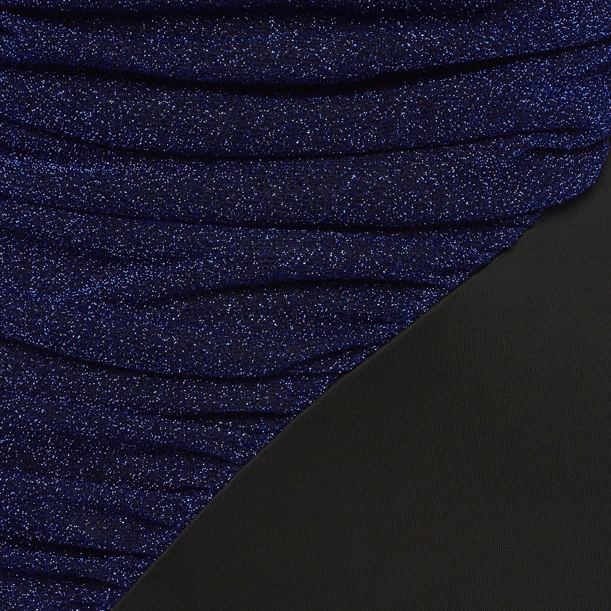 Just Cavalli Blue Lurex Knit And Jersey Maxi Dress - Image 4