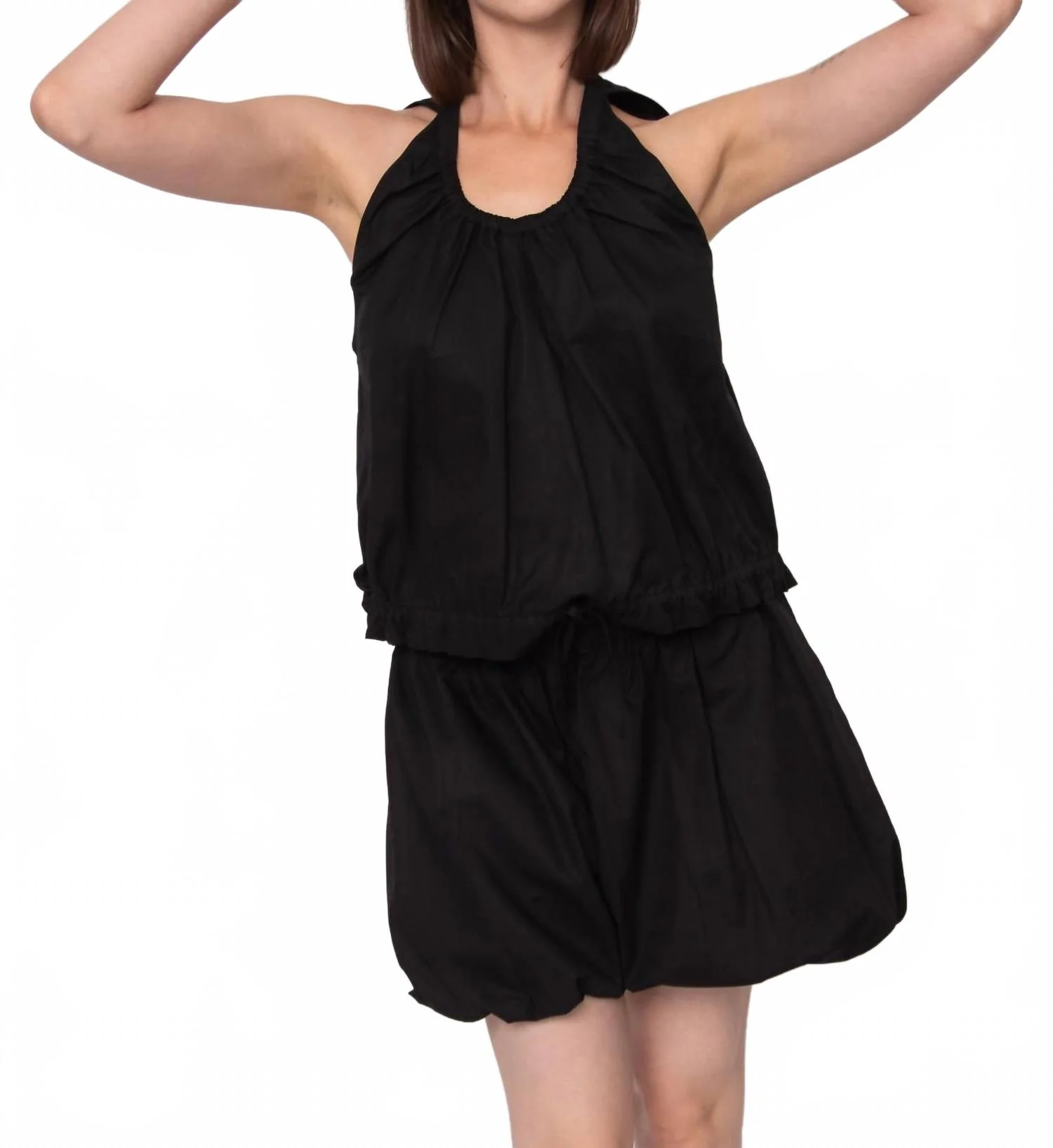 Kara Bubble Short In Black - Image 5
