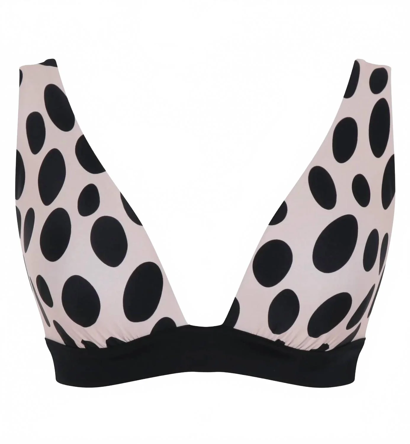Kara Nonwire Triangle Bikini Top In Amalfi Print - Image 4