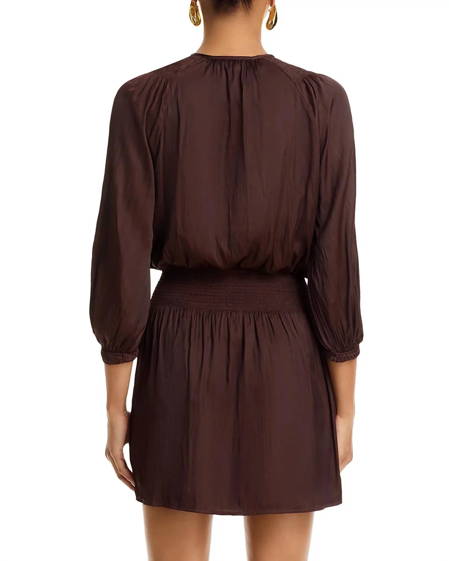 Kari Mini Dress In Espresso - Image 2