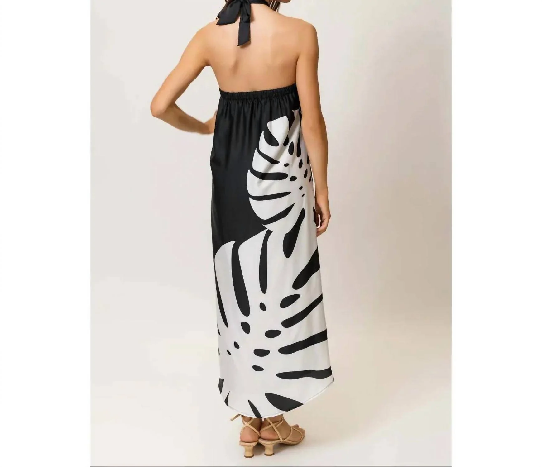Karoline Dress In Black - Image 3