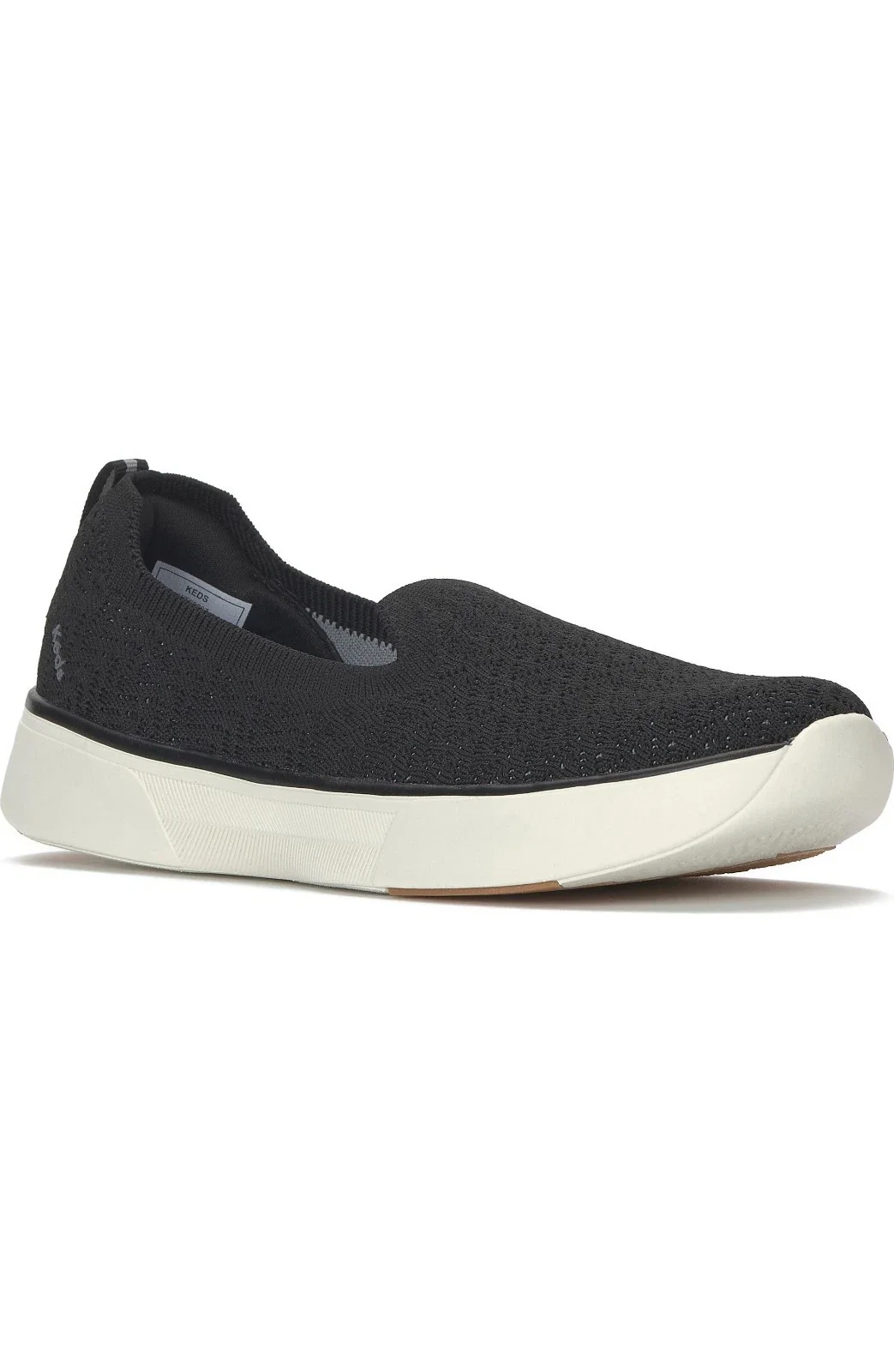 Keds BlissWalk Loafer Women's Black White Slip On Comfort Shoes RHS8272
