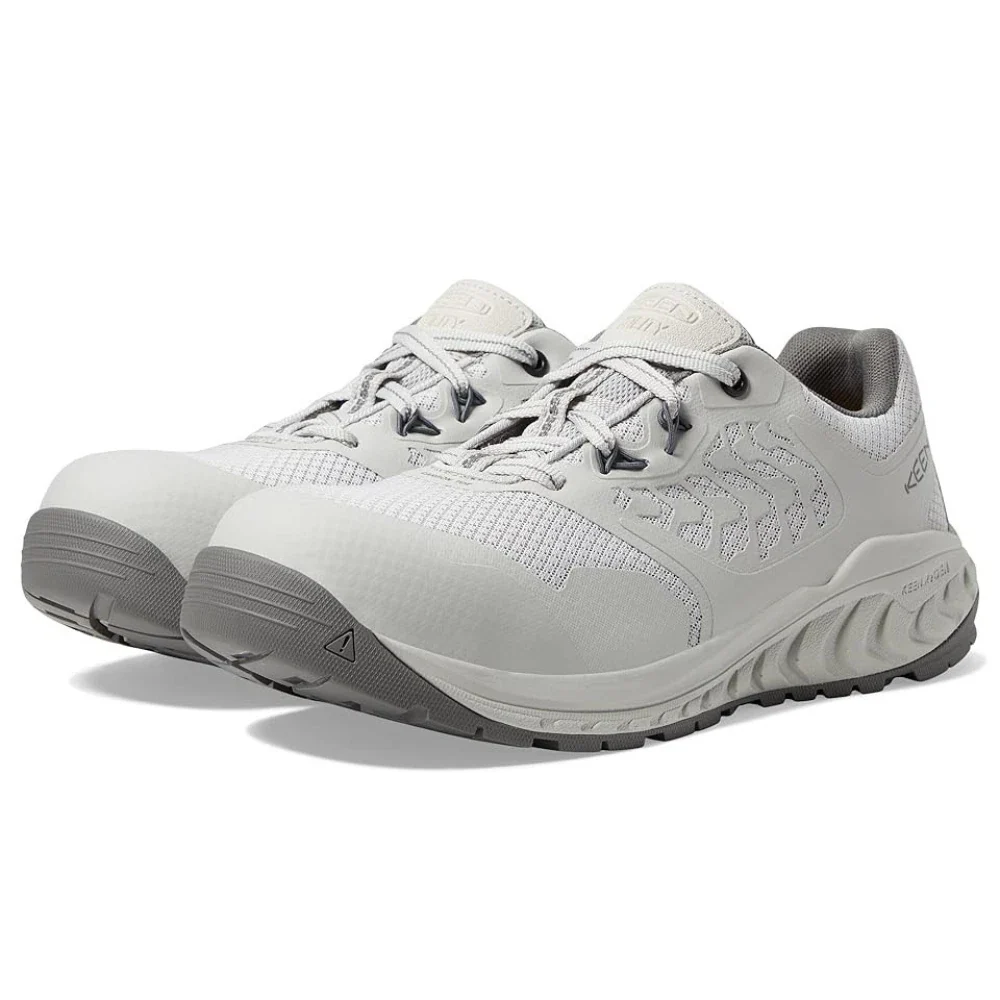 Keen Utility Cully Sneakers Men's Steel Gray Comp Toe Work Shoes HTAT1146