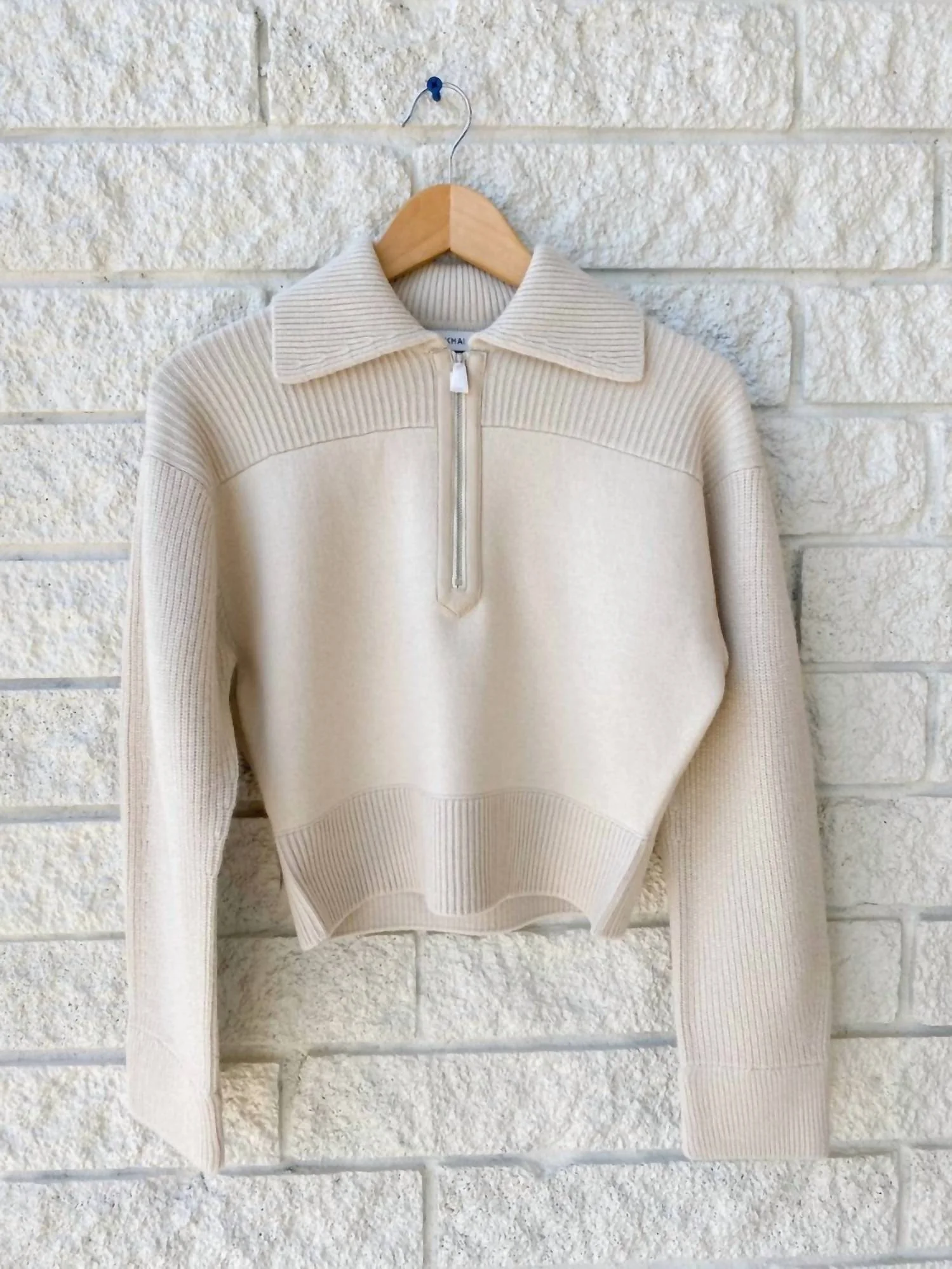 Kellie Pullover Sweater In Cream - Image 3