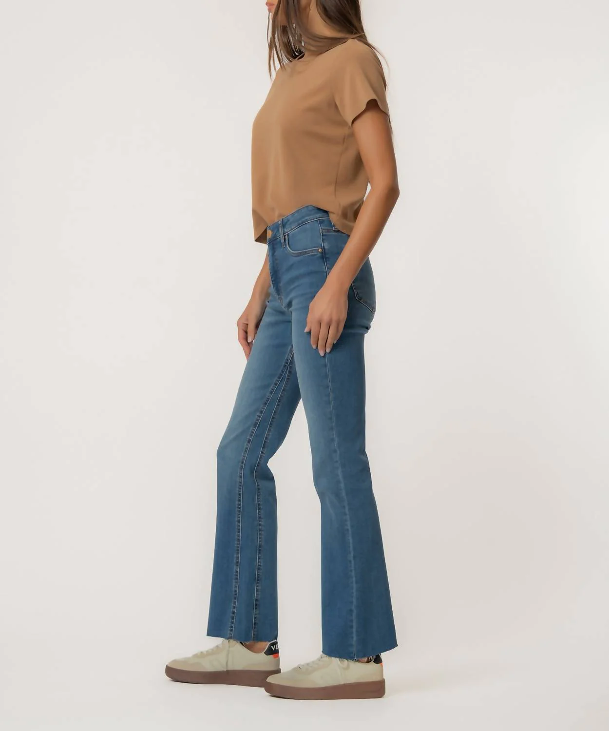 Kelly High Rise Kick Flare Jeans In Senses - Image 3
