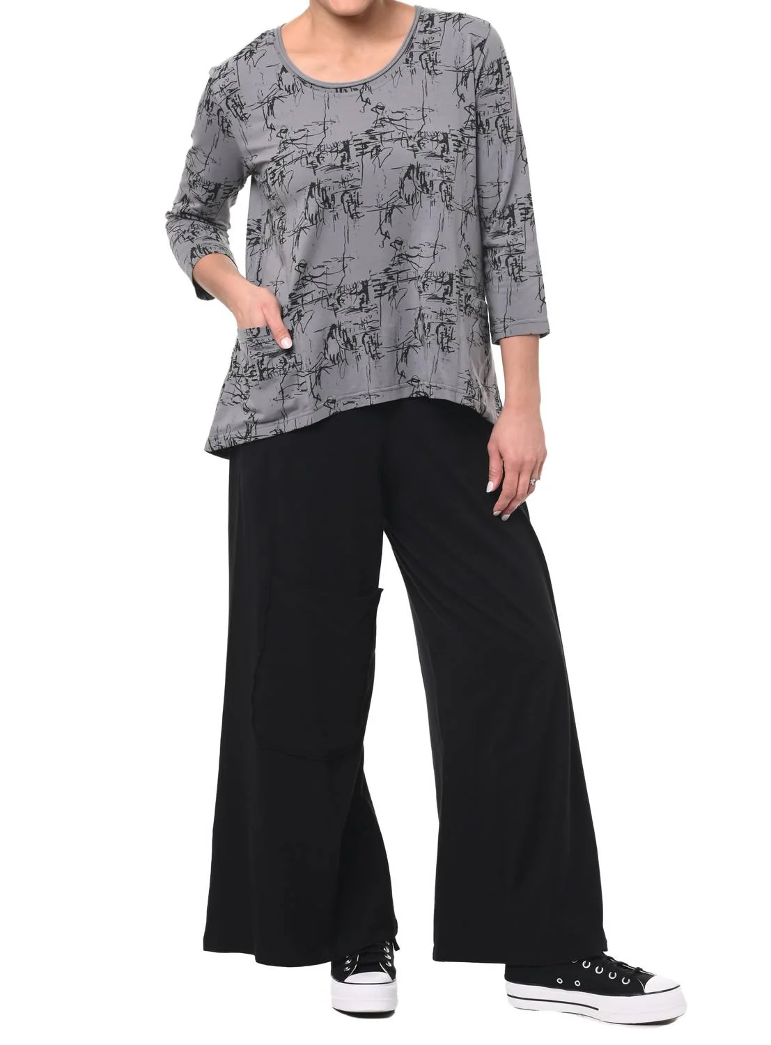 Kelly Pullover In Canyon Etching - Image 3