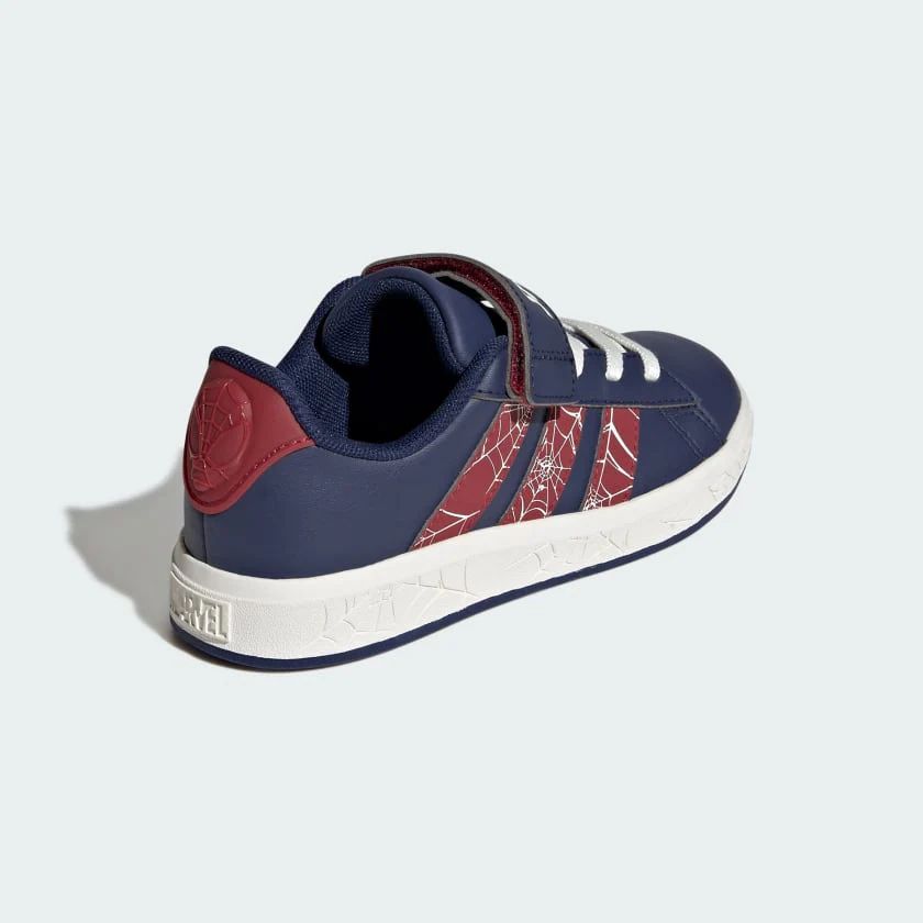 Kids' adidas adidas Marvel Spider-Man Grand Court Shoes Kids - Image 5