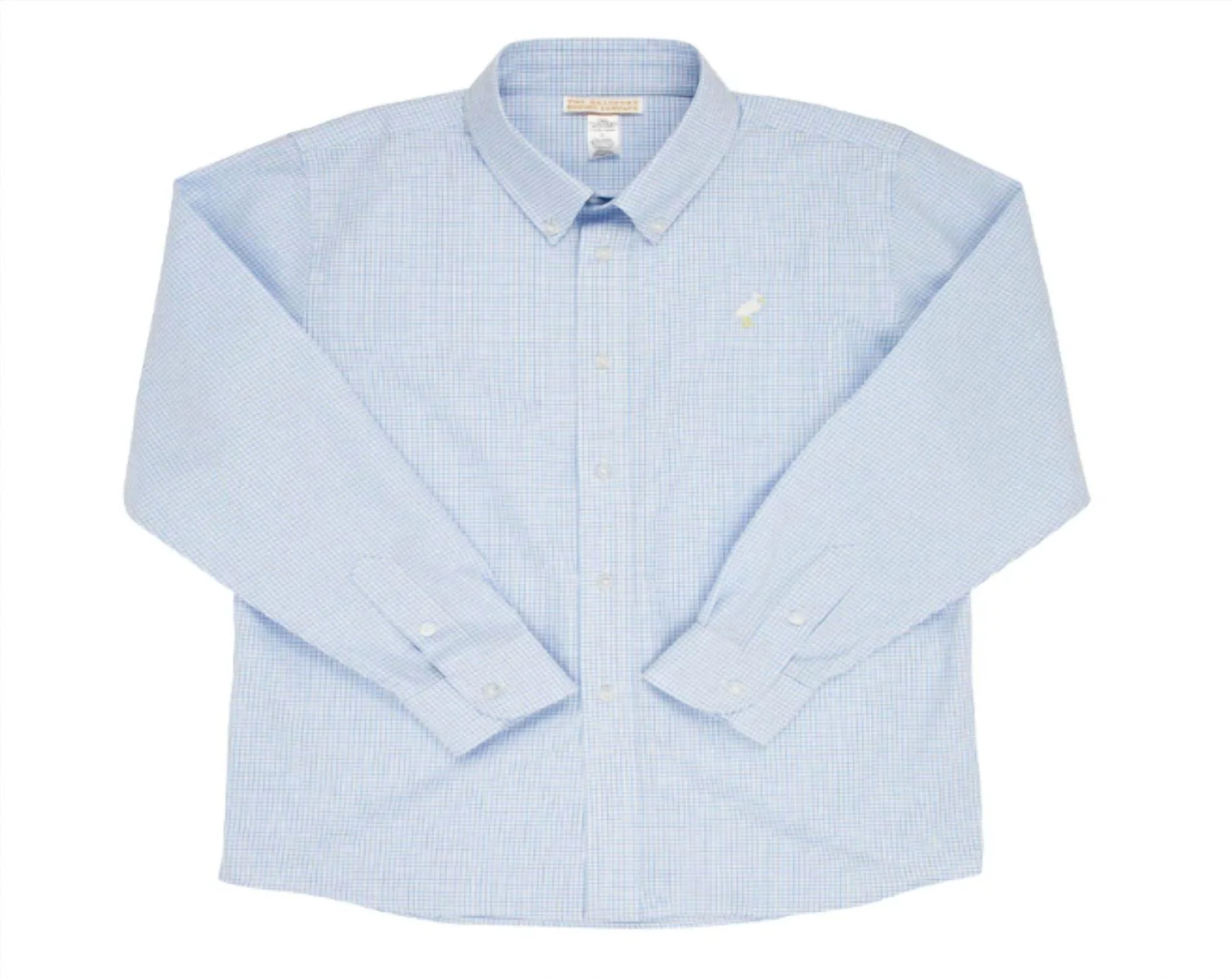 Kid's Deans List Shirt In Buckham Blue Check - Image 2