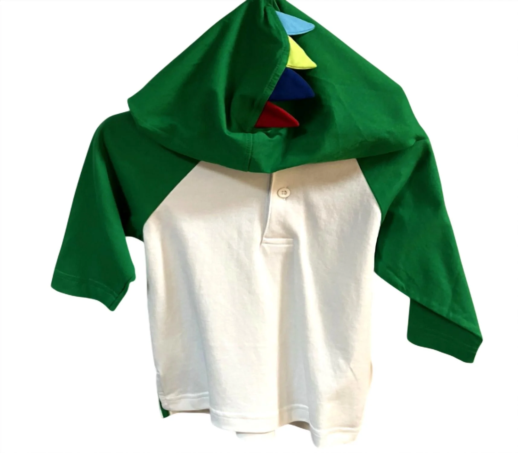 Kid's Patterned Striped Hoodie In Dinosaur - Image 2