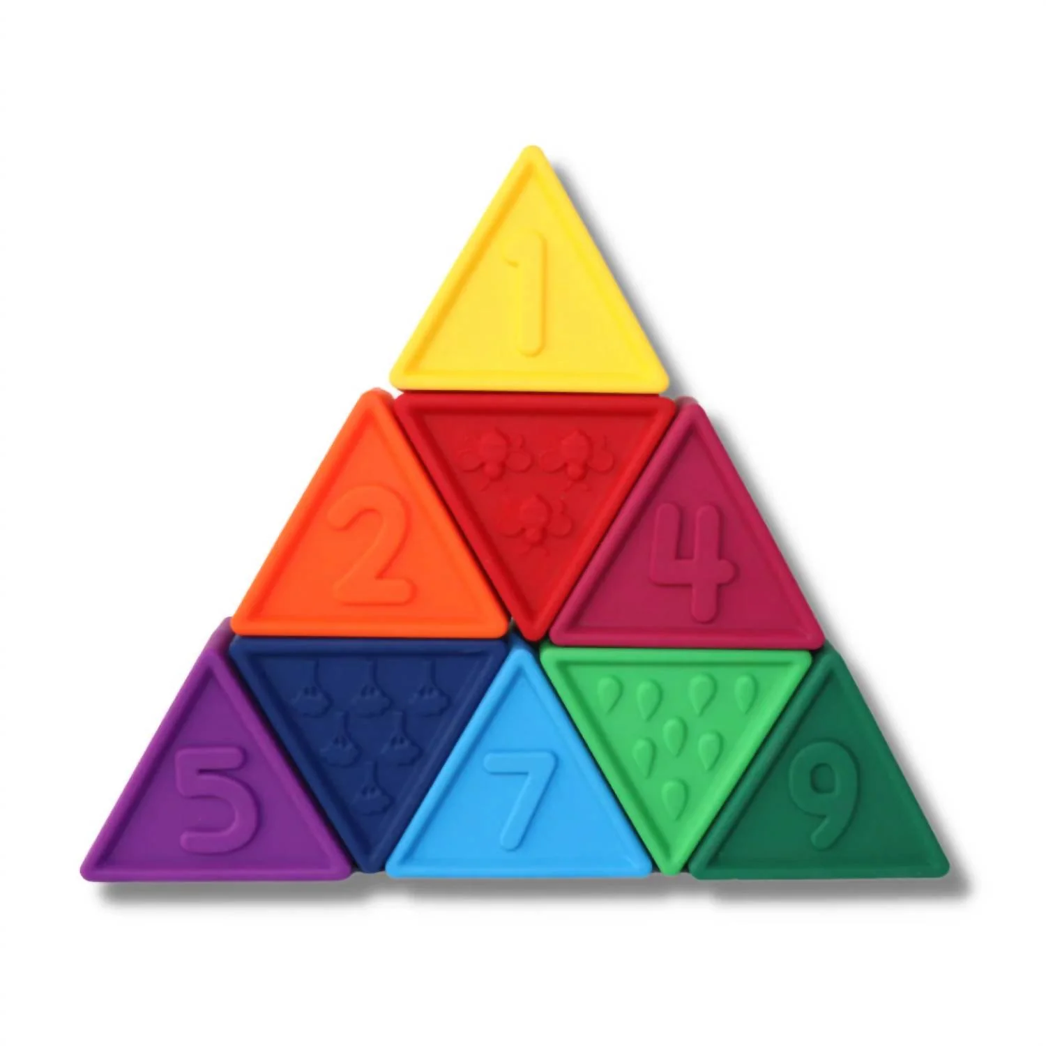 Kid's Triblox Set In Rainbow Bright
