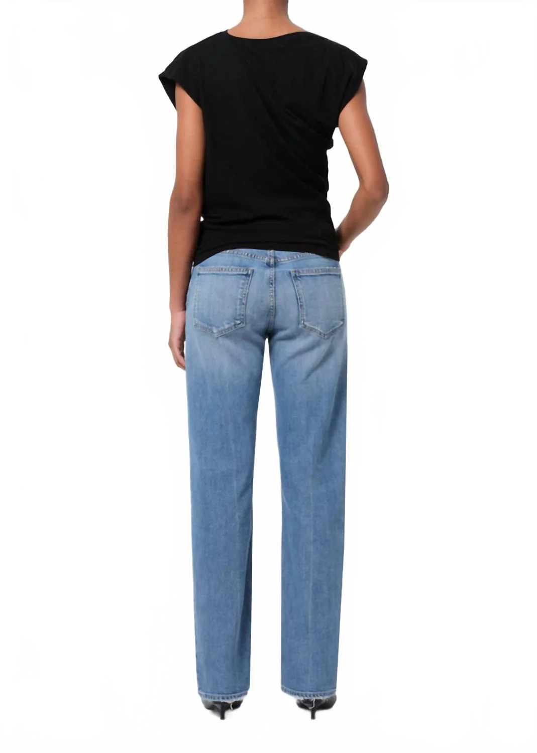 Kindle Low Rise Slim Jeans In Blue - Image 2
