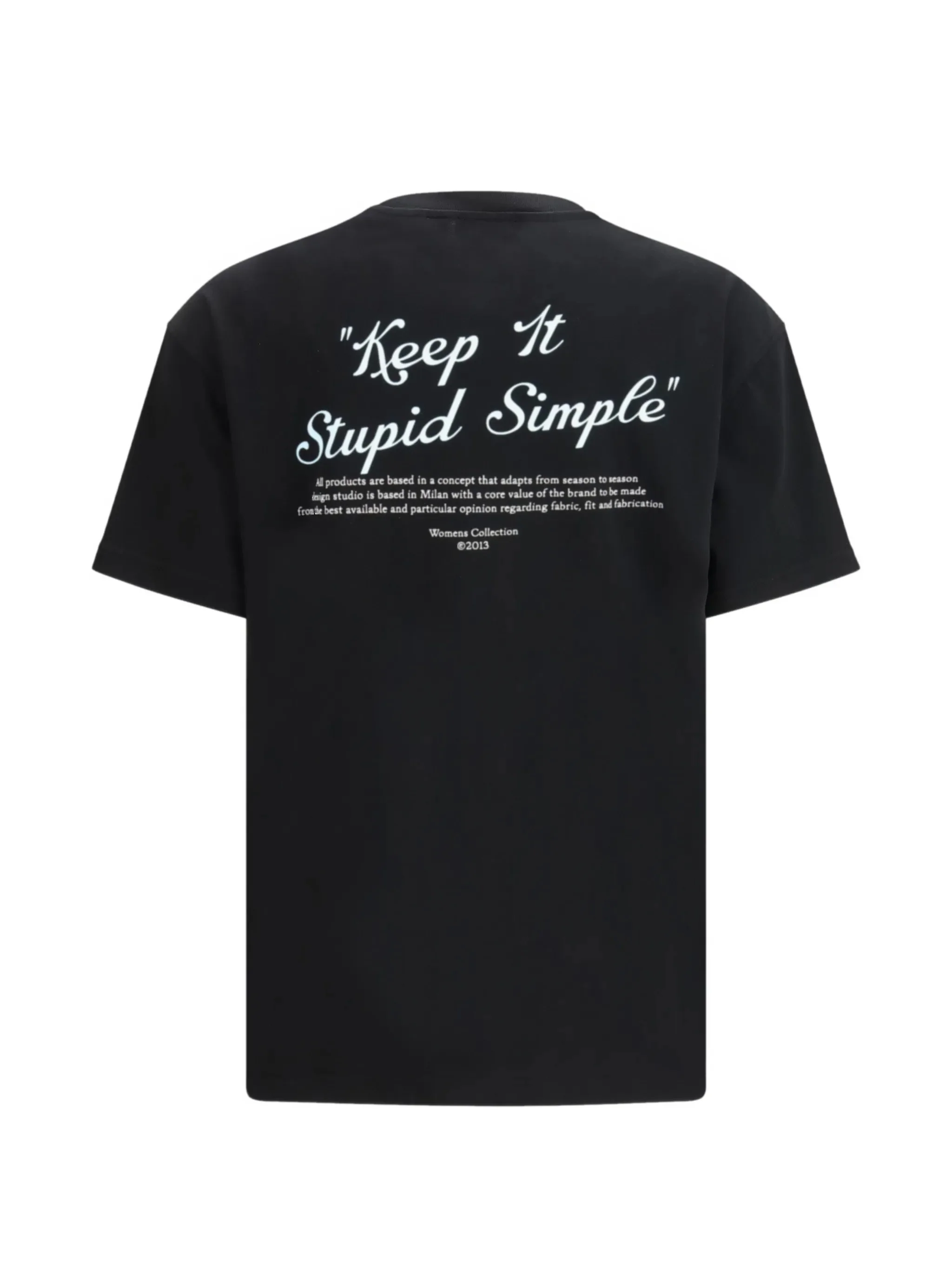 Kiss Quote Reg Cotton Cotton T-Shirt - Image 3
