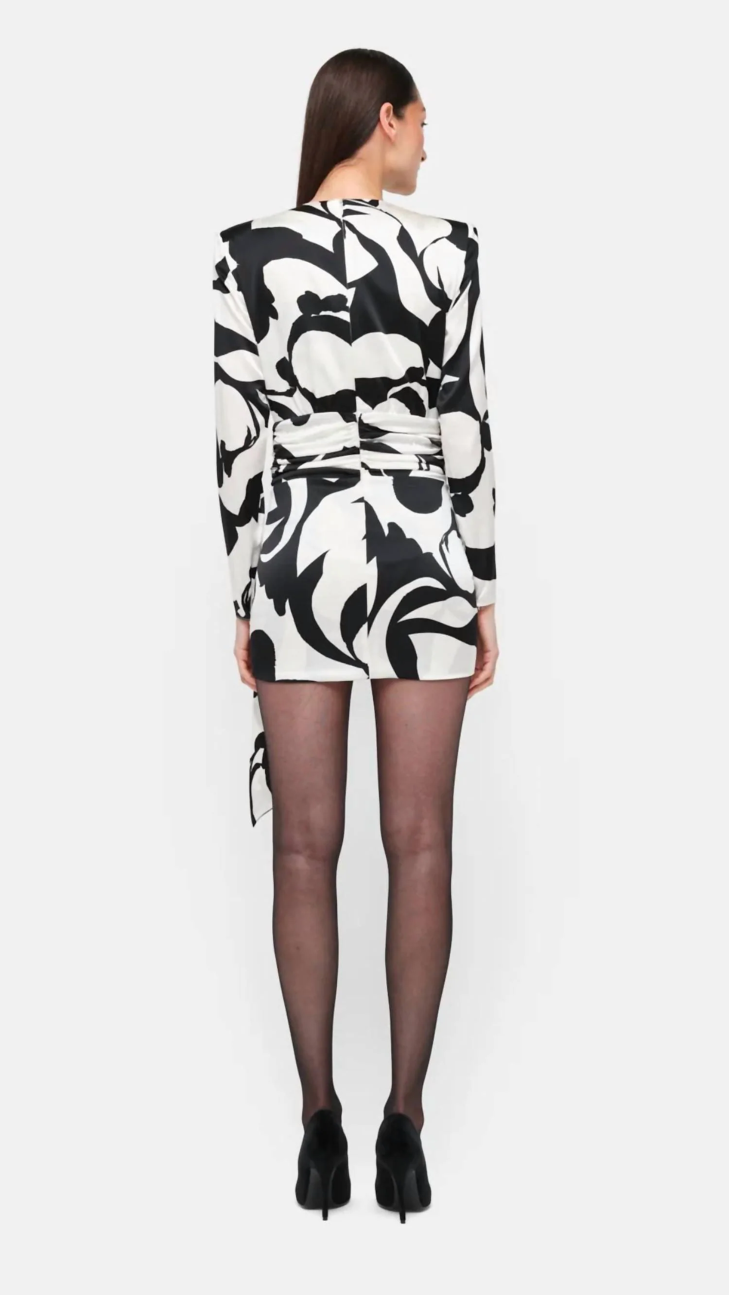 Kit Dress In Black/ivory - Image 2