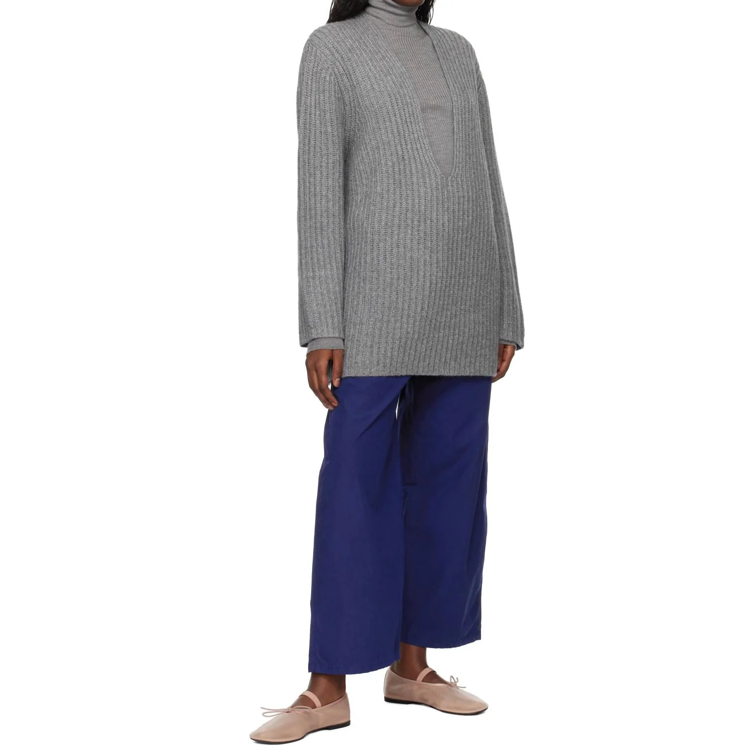 Kyoto Wide Leg Pant In Deep Indigo - Image 4