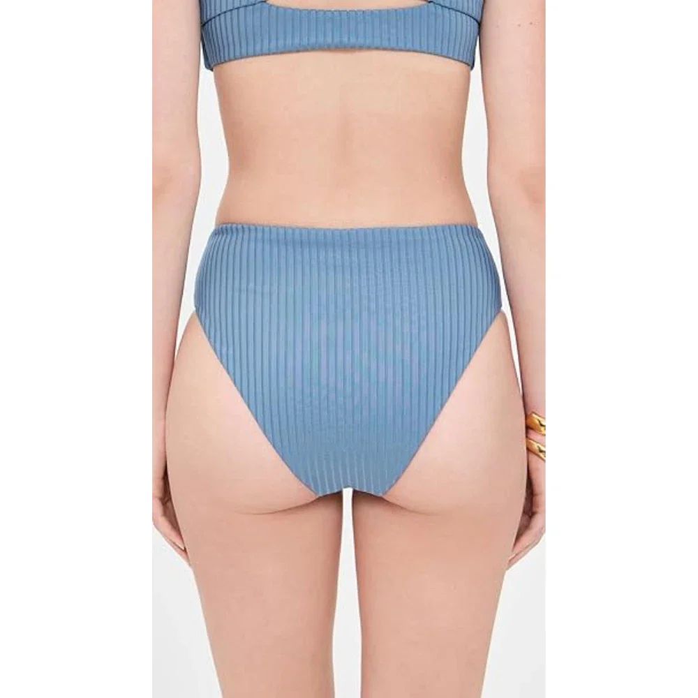 L*Space Savannah Bikini Bottom Women Baltic Ribbed High Waisted Beach JDM2533 - Image 5