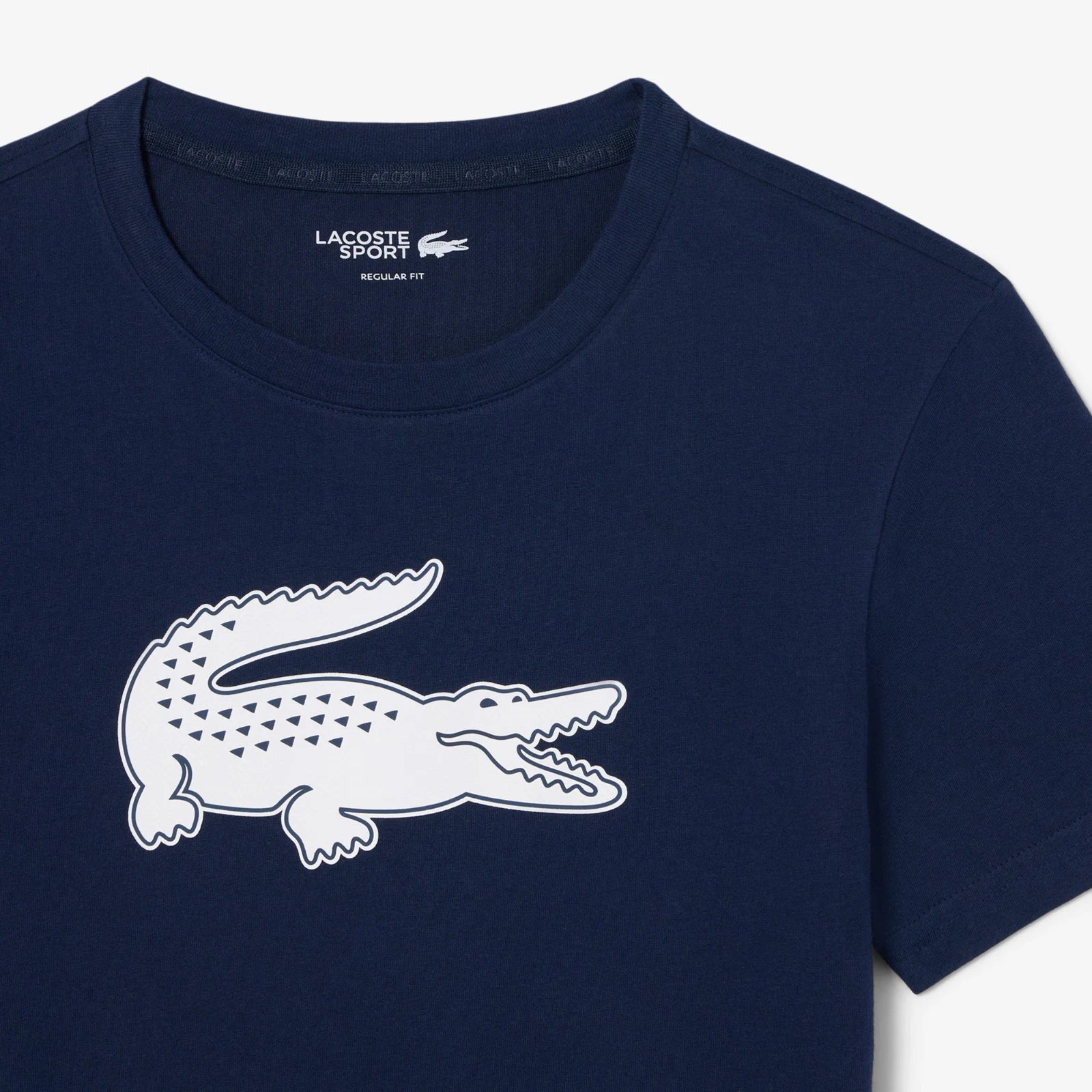 Lacoste Sport Ultra T-Shirt Men's Navy Graphic Print Regular Fit GBO1761 - Image 6