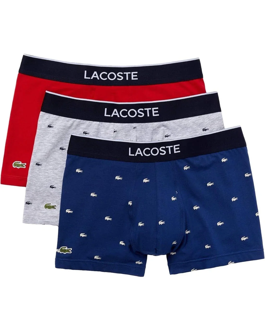 Lacoste Underwear Men's Multi Signature Print Trunks - Image 3