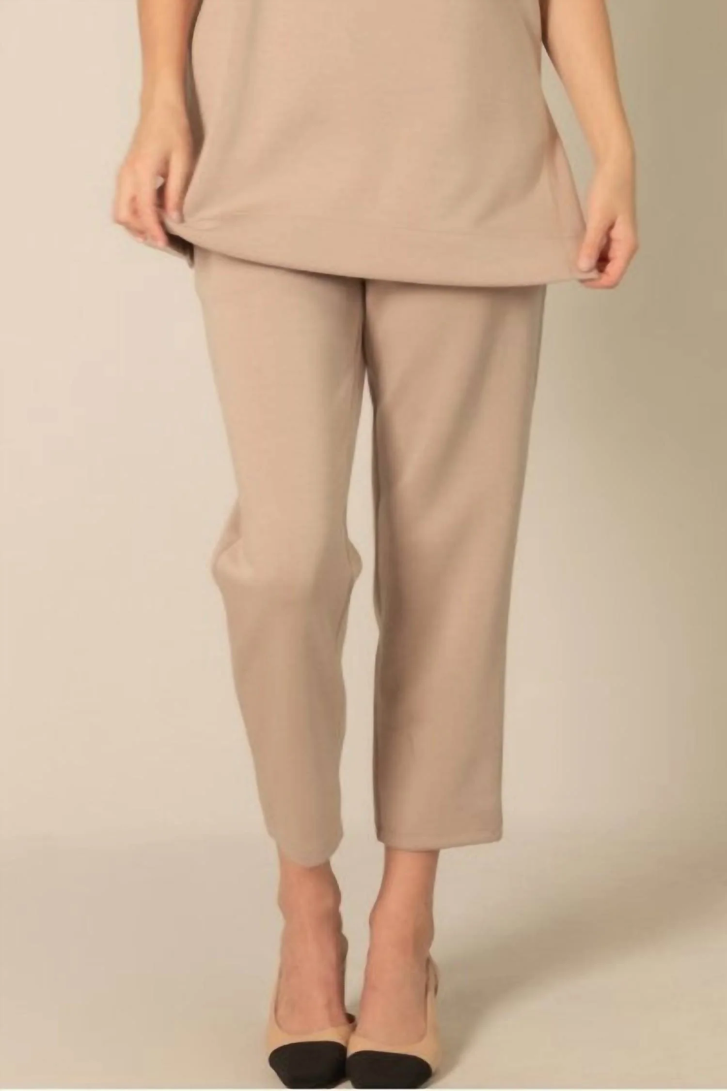Lana Ankle Pant In Taupe