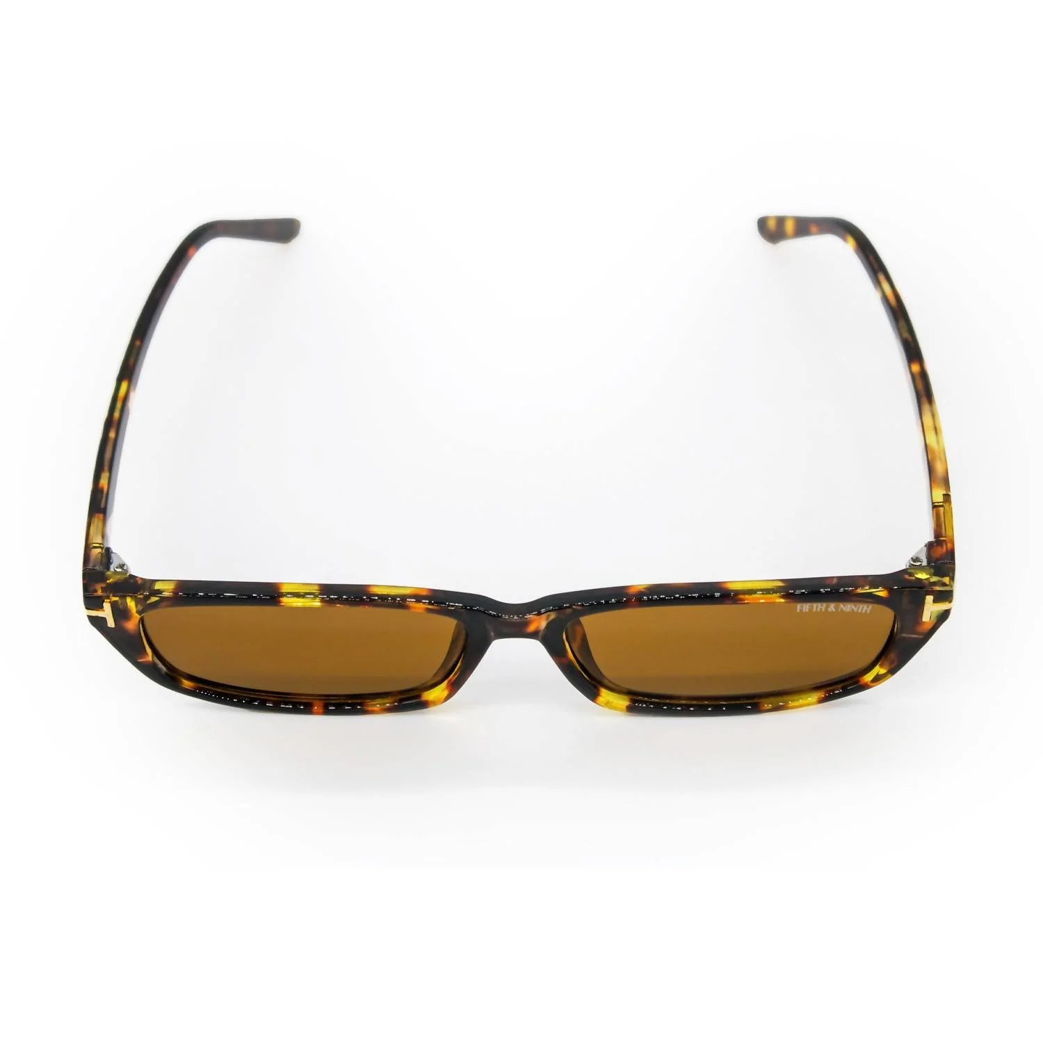 Lana Slim Rectangle Sunglasses In Torte - Image 3