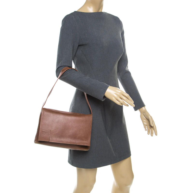 Lanvin Brown Leather Shoulder Bags - Image 2