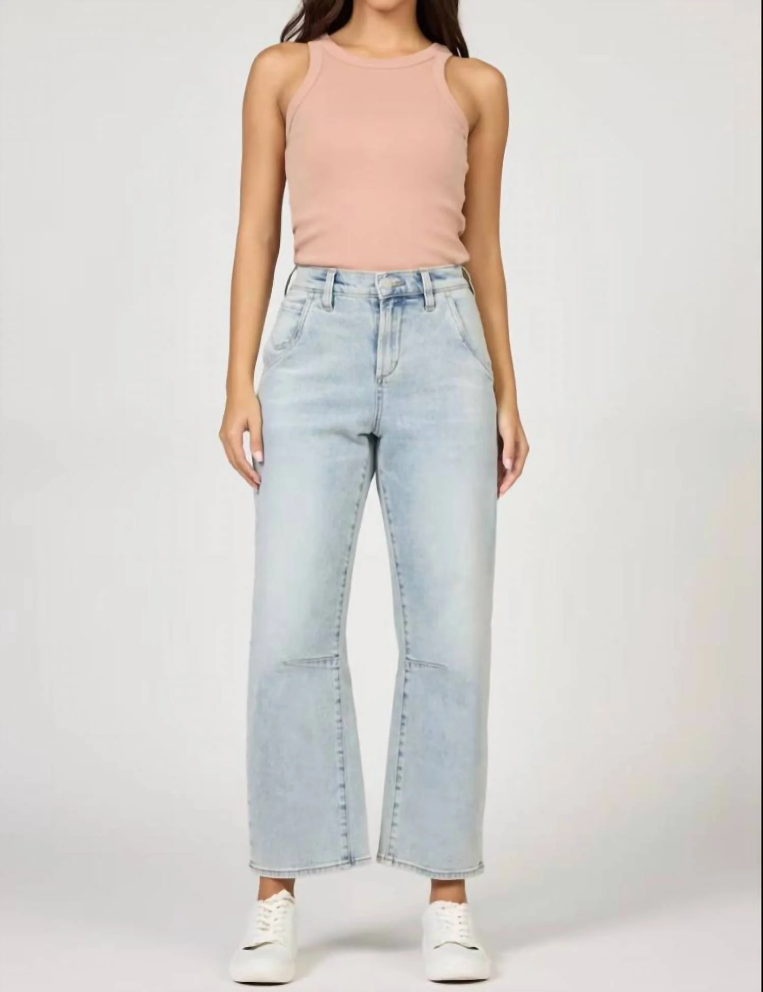 Lasso Barrel Jeans In Clear Stream - Image 4
