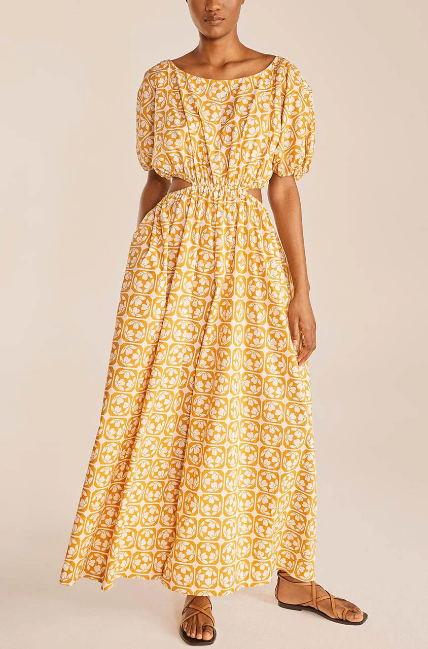 Lattice Fleur Poplin Jumpsuit