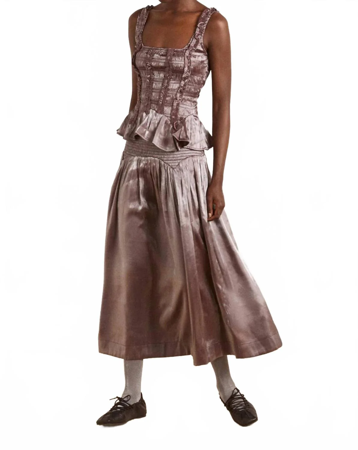 Layla Midi Skirt In Tbc