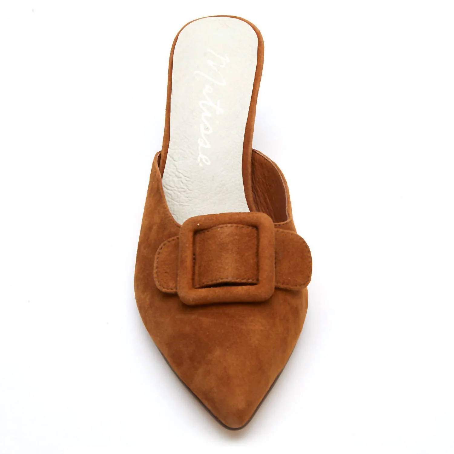 Layover Heeled Mule In Saddle - Image 2