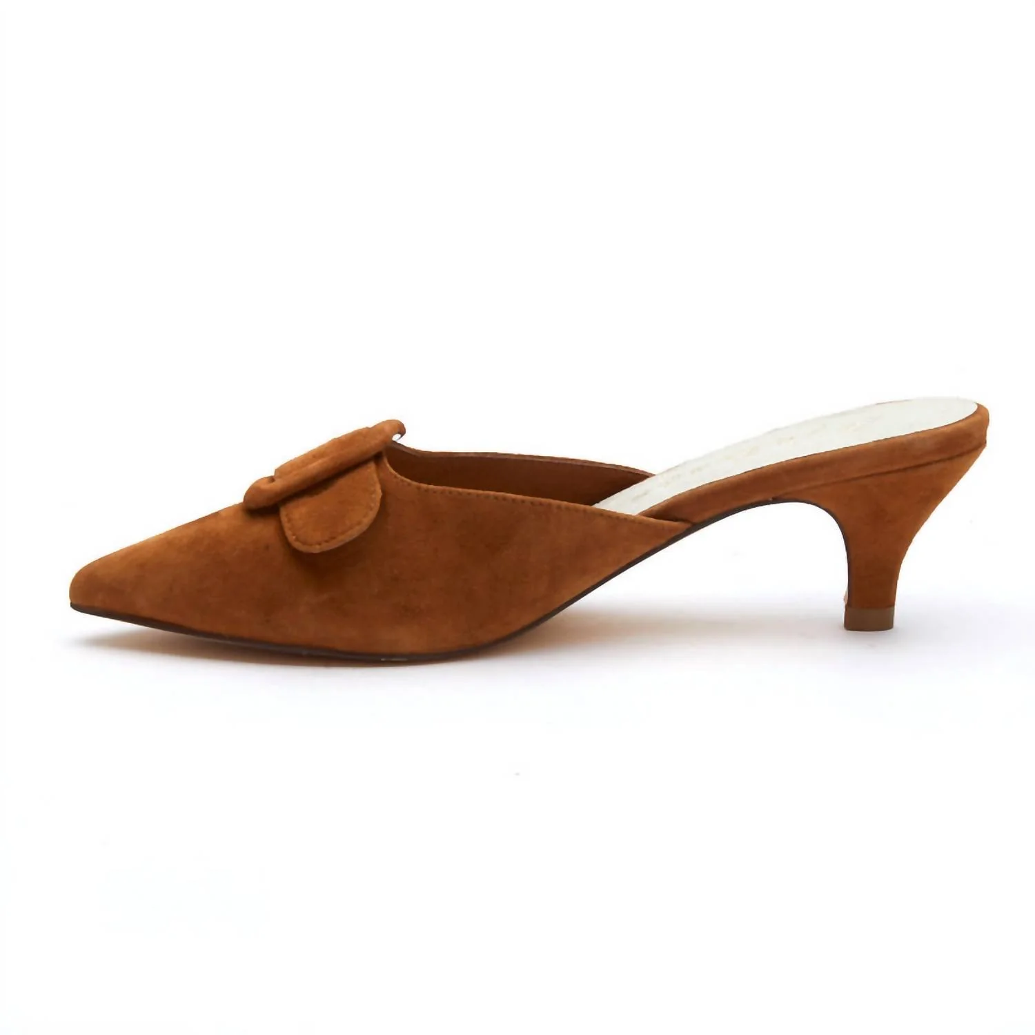 Layover Heeled Mule In Saddle - Image 3