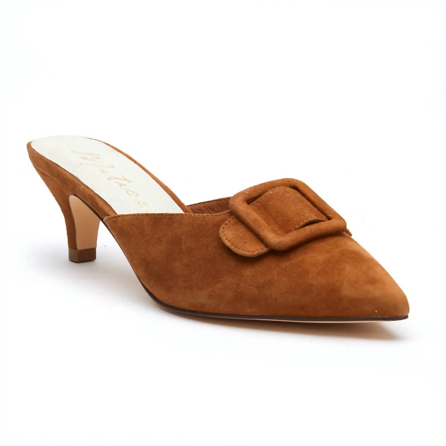 Layover Heeled Mule In Saddle - Image 4