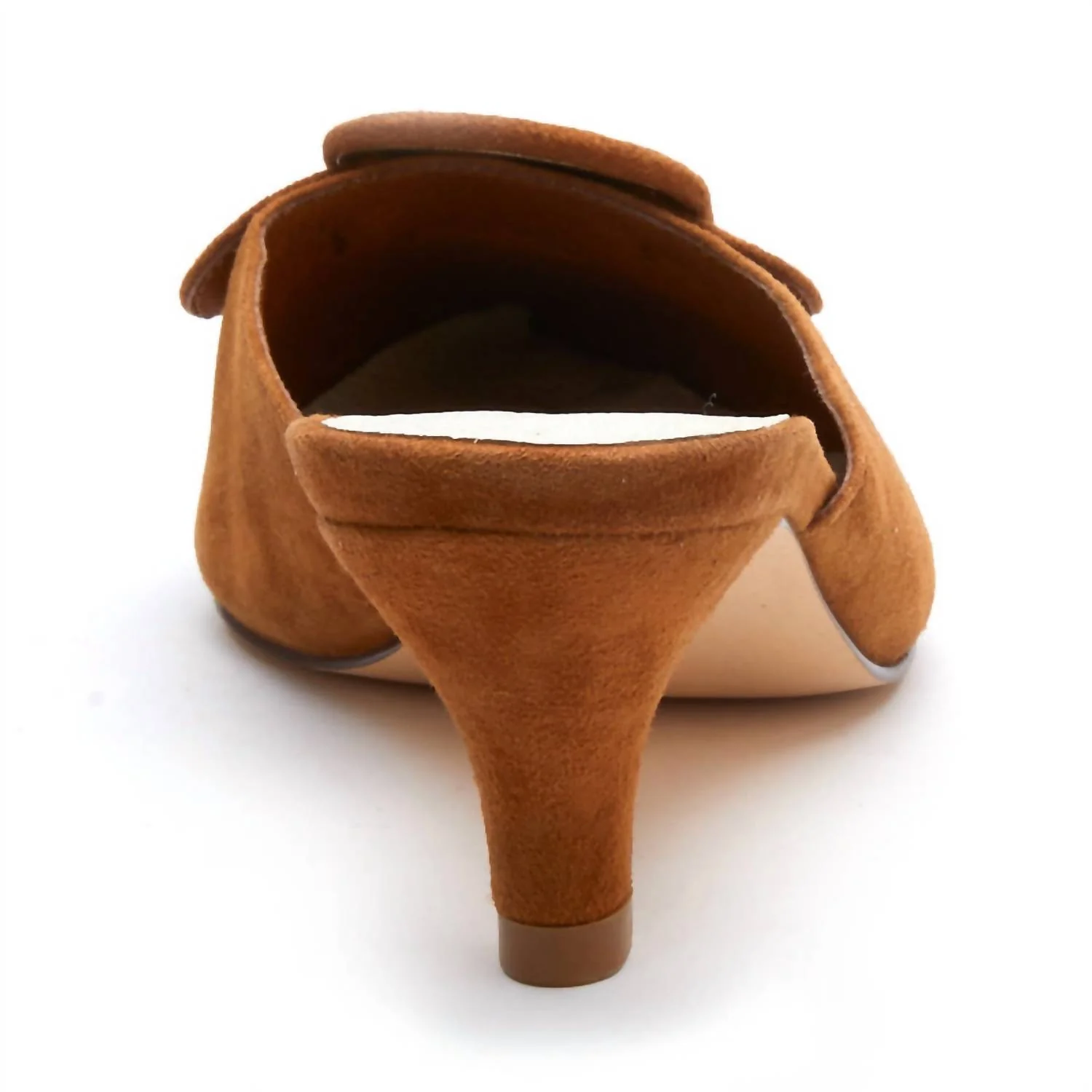 Layover Heeled Mule In Saddle - Image 5