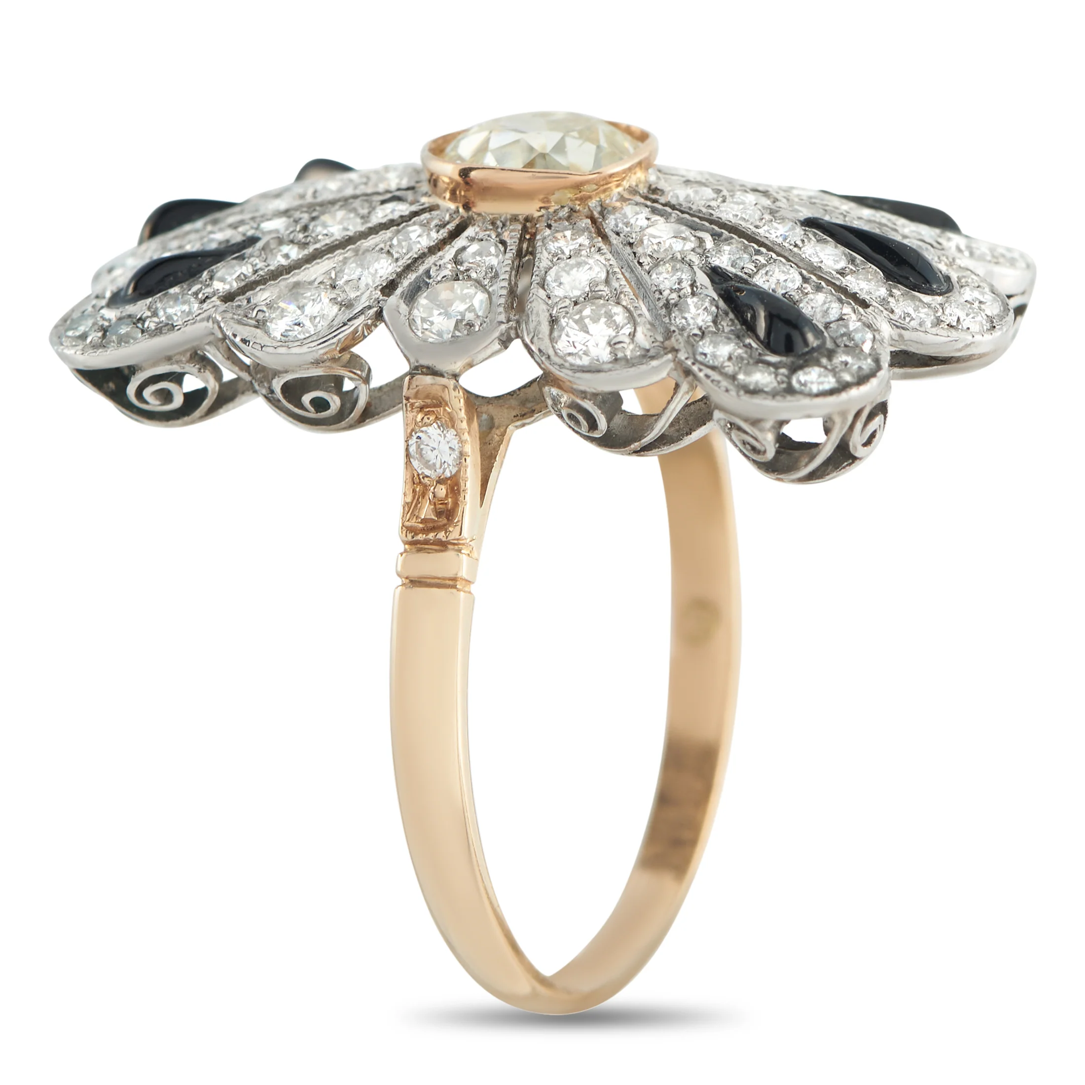 LB Exclusive 18K Rose Gold 1.90ct Diamond Ring MF01-051826 - Image 2